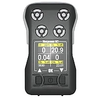 Газоанализатор портативный Микросенс (кислород (O2), монооксид углерода (CO), диоксид углерода (CO2), сероводород (H2S), гор. газ;) с поверкой