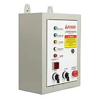 Генератор A-iPower A8000EAX в супертихом зимнем кожухе 1400SS RAL 7024 + блок автозапуска A-iPower 230 В, 50 А